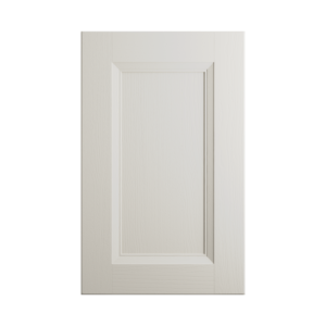 Kökslucka lackad med träådring, beige