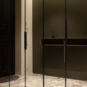 bronze-mirror-hinged-aluminum-doors-wardrobe-oak-veneer-graphite-shelf-stig-interior-1