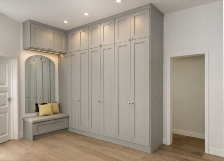 Måttanpassad hallgarderob i stockholm.